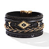 PU Leather Multi-strand Bracelets WGDA32D-01-1