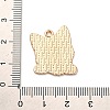 Animal Puppy Alloy Enamel Pendants FIND-V001-03G-01-3