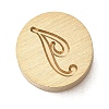 Golden Tone Brass Letter Stamps LS-KK-R005-01I-1