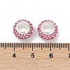 Alloy Rhinestone Clay Pave Beads ALRI-D300-03S-12-3