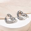304 Stainless Steel Hoop Earrings SA-CBA46AF-26P-01-1