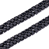 2 Strands Transparent Glass Beads Strands GLAA-HS0001-12B-1