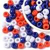 600Pcs 3 Colors Opaque Plastic Beads KY-FS0001-39-2