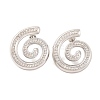 Brass Stud Earrings for Women EJEW-U015-06P-1