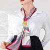 2Pcs 2 Colors Alloy Scarf Buckle AJEW-LP0010-64-3