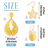 3 Pairs 3 Styles Earrring Sets EJEW-TA000-70B-3