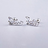 Brass Pave Clear Cubic Zirconia Cartilage Earrings FS-WGEDAE7-15-1