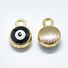Light Gold Plated Alloy Charms LS-ENAM-S117-27B-2
