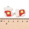 Christmas Theme Opaque Resin Pendants RESI-S08-05F-3