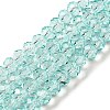 Transparent Baking Paint Glass Beads X1-DGLA-A034-T8mm-D01-1