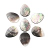 Natural Black Shell Pendants SHEL-D082-01B-1