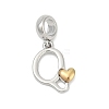 Brass European Dangle Charms LS-KK-Z097-01Q-GP-1