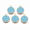 Alloy Enamel Charms X-ENAM-S121-165-RS-2