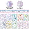10 Colors Opaque Acrylic Beads SACR-SC0001-41-2