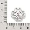 Rack Plating Brass Micro Pave Cubic Zirconia Buttons KK-K293-06P-3