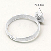 Brass Ring Mountings and Settings X-KK-I018-S-2