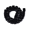 Natural Black Onyx Beads Strands G-Q608-10A-3
