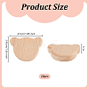 1 Set Unfinished Wooden Chips WOOD-OC0003-98A-2
