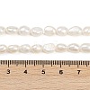 Natural Cultured Freshwater Pearl Beads Strands PEAR-P064-20H-06A-5