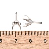 304 Stainless Steel Stud Earring Findings STAS-B091-02B-07P-3