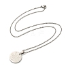 Non-Tarnish Constellation Pendant Necklaces LS-NJEW-S422-04P-08-3