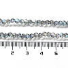 Electroplate Glass Beads Strands EGLA-J026-3mm-F10-3