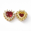 Rack Plating Brass Micro Pave Cubic Zirconia Beads KK-C007-12G-02-2