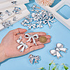 20Pcs 10 Styles CCB Plastic Pendants CCB-TA0001-19A-7