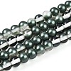 Baking Paint Transparent Glass Beads X1-DGLA-N011-6mm-07-1