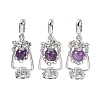 Natural Amethyst Pendants GG-CBA0251-04P-10-1