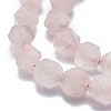 Natural Rose Quartz Beads Strands G-K303-B15-8MM-3