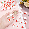 40Pcs 4 Style Opaque Resin Cabochons RESI-NB0001-77-3