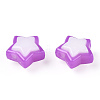 Two Tone Opaque Acrylic Beads SACR-I005-04A-05-2