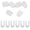 6Pcs 925 Sterling Silver Hollow Initial Beads STER-TA0001-53U-1