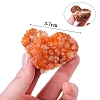 Heart Natural Drusy Citrine Display Decorations PW-WGAA3BE-01-2