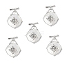 Rhombus Shell Toggle Clasps LS-KK-P223-09P-1