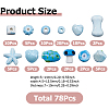 Handmade Porcelain Beads PORC-HS0001-09-2