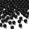 Frosted Plastic Imitation Pearl Beads KY-F022-6mm-05-1