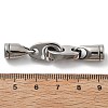 304 Stainless Steel Interlocking Clasps STAS-V008-24P-3