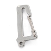 304 Stainless Steel Keychain Clasp Findings STAS-C024-26P-2