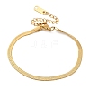 304 Stainless Steel Snake Chain Bracelets for Women Men STAS-S157-36A-G-4