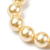 Electroplated Shell Pearl Beads Strands BSHE-G041-14mm-01-3