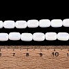 Electroplate Opaque Glass Beads Strands EGLA-Q132-03B-C01-4