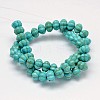 Dyed Synthetic Turquoise Bead Strands G-M148-06-B-2