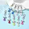 Angel ABS Plastic Imitation Pearl Pendant Decooration HJEW-JM01610-2