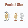 40Pcs 2 Colors Brass Charms KK-TADJ0001-08-4