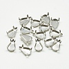 Non-Tarnish 201 Stainless Steel Sew on Prong Settings STAS-T032-07-6x10mm-1