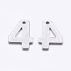 304 Stainless Steel Pendants STAS-F128-01P-4-2