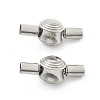 304 Stainless Steel European Clasps STAS-Z115-04P-05-1