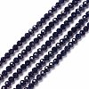 Synthetic Blue Goldstone Beads Strands G-L581A-004A-1